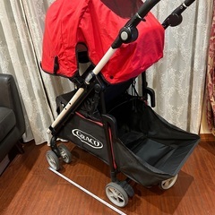 GRACO グレコ　シティカーゴ　プレミア　A型ベビーカー　大容量の積載スペースありの画像