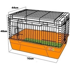 【無料】ペットゲージ　ウサギ　モルモットの画像