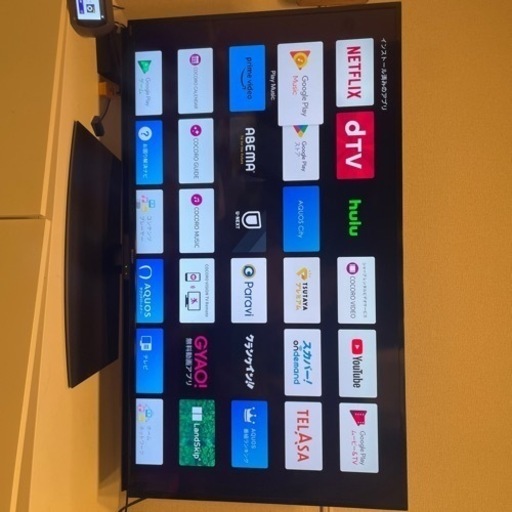 お話し中　4K 45VテレビYouTube対応美品