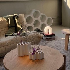 新品 ferm LIVING Vuelta Lamp White ランプの画像