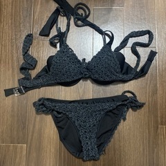 ビキニ　黒　ニットの画像