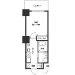 💚仲介手数料無料💚【阪急宝塚線「三国」徒歩8分】敷金礼金０●１Ｋ●ペット相談●ネット無料●バストイレ別●ウォシュレット●独立洗面台●室内洗濯機置き場●オートロック●エレベーター『X107』 - 豊中市