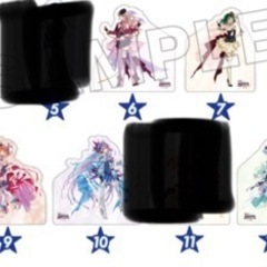マクフェス マクロス アクリル ボード pop スタンド モチーフ キーホルダー ステッカー ポストカード クリアしおりの画像