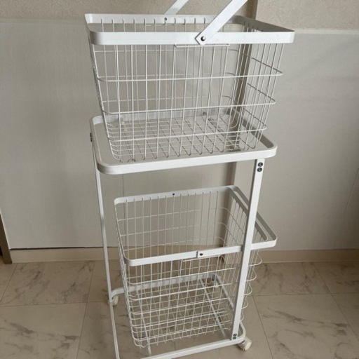 ◾️tower タワー　洗濯カゴ　ランドリーワゴン