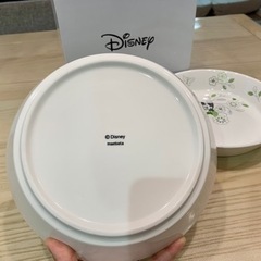 【新品】ディズニー☆  パスタ・カレー皿　2枚セット(グリーン)の画像