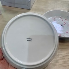 【新品】ディズニー☆ パスタ・カレー皿 2枚セット(ピンク)の画像