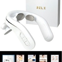 【9/20引渡し予定】RELX ネックウォーマー PLUS【国内メーカー】EMS 温熱 ネックケア 首 肩 リラクゼーション器 コードレス ホワイトデー プレゼント ギフト メンズ レディース 男女併用の画像