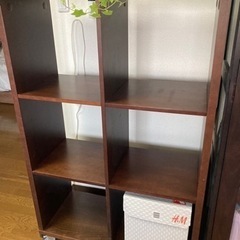 棚　ダークブラウン　
