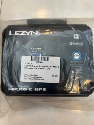 【新品未使用】LEZYNE MICRO C GPS 心拍計セット