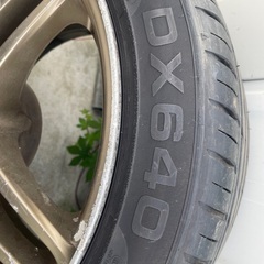 AVS モデル5 17インチ　5穴114.3 タイヤ付きの画像