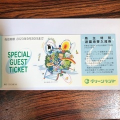 決まりました／特価！グリーンランド入場券の画像
