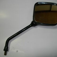 オートバイ汎用角型ミラー 左右兼用 8mm正ネジ