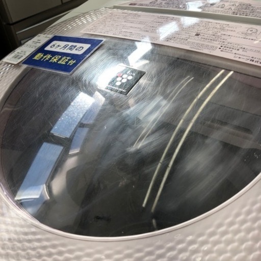 安心の6ヶ月保証付き【SHARP】縦型洗濯乾燥機お売りします！