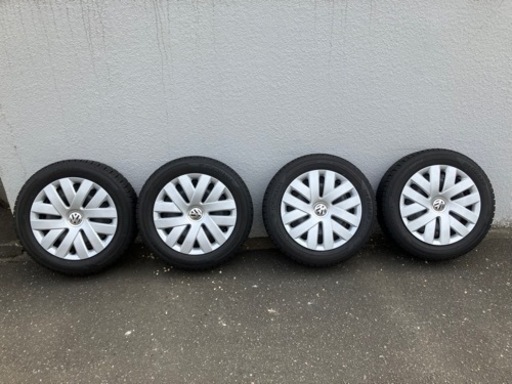 ［手渡し限定で値下げ］フォルクスワーゲン　ポロ 6r スタッドレスタイヤ　ホイール