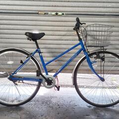 自転車中古　CADALORA　カゴ鍵付き　タイヤ27インチ