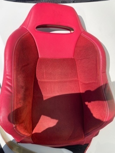 (説明文必読)[運転席]赤RECARO SR レカロセミバケットシートSR　レッド　