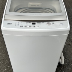 E ￥14300(税込) AQUA 全自動電気洗濯機　7kg 2021年製