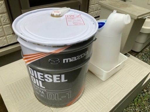 【値下げ】マツダ（MAZDA）ディーゼルエクストラ DL-1 20L 5W-30 RFJ1W0BM0（RFJ1-W0-BM0）エンジンオイル
