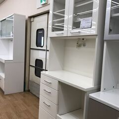 ★ジモティ割あり★ ニトリ 食器棚 白 H210×W89×D42 クリーニング済み KJ2903