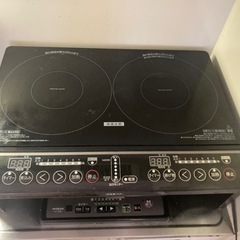 【4,000円】IHクッキングヒーター 2口 IHコンロ (幅5...