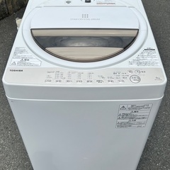 F ￥18700(税込) TOSHIBA 電気洗濯機　6kg 2020年製