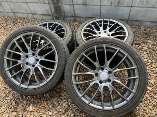 19インチ タイヤ付きアルミホイール 4本セット