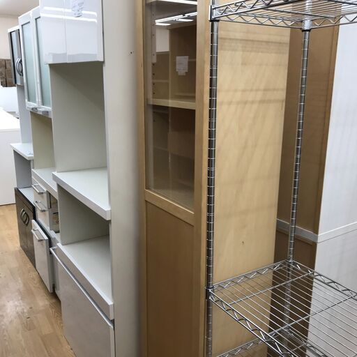 ★ジモティ割あり★  隙間収納 ナチュラル H203×W39×D30 クリーニング済み KJ2908