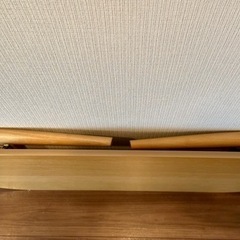 【9/24(日)まで】ニトリ折りたたみテーブル(ナチュラル色) 幅900x奥行450x高さ320mmの画像