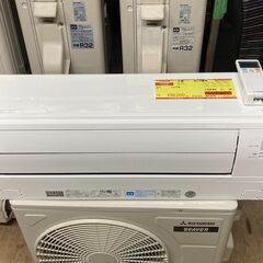 K04528　三菱　2022年製　中古エアコン　主に6畳用　冷房能力　2.2KW ／ 暖房能力　2.5KW