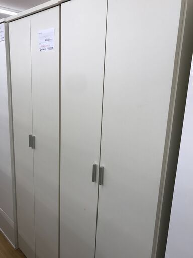 ★ジモティ割あり★  クローゼット 白 H180×W60×D55 クリーニング済み KJ2921