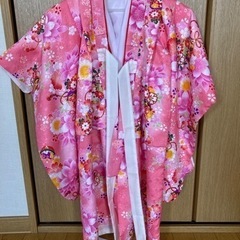 ※取引中　子供の着物　京都瑠璃雛菊サイズ100〜120の画像