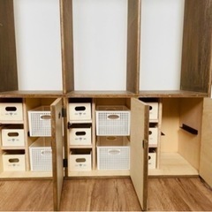 木製ロッカー　幼児　小学生