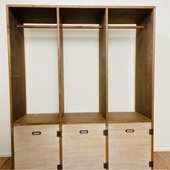 木製ロッカー　幼児　小学生の画像