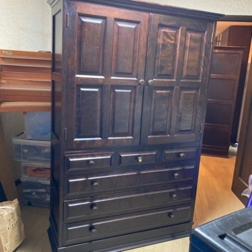 北海道民藝家具　内桐和ダンス　傷あり