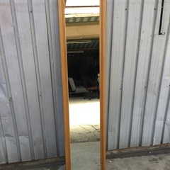 姿見　鏡　ライトブラウン