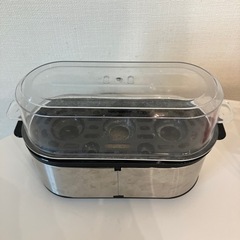 【新宿区手渡し】卓上で簡単ゆでたまご「超高速エッグスチーマー」の画像