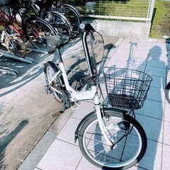 折り畳み 自転車 RIVULET ホワイト