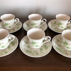Belleek カップ&ソーサー　6客セット