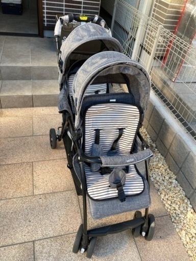 【取引先決定】2人乗りベビーカー　縦型　年子　双子
