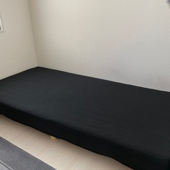 脚付マットレスベッドの画像