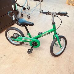 People 子供用自転車 グリーン系 14インチ
