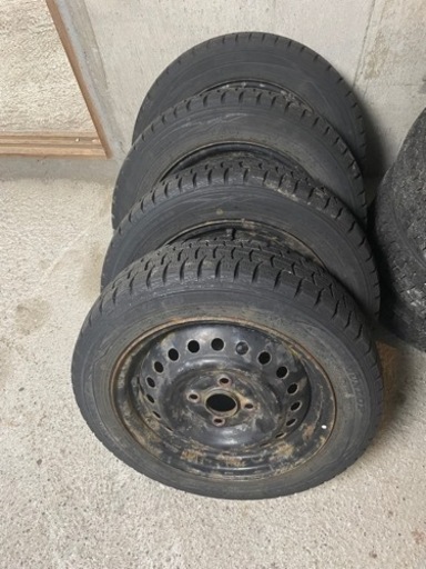 冬タイヤホイール付き　155/65/r14