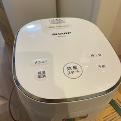 3号炊き炊飯器　SHARP KS-CF05Aの画像