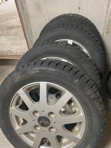 冬タイヤホイール付き　155/65/r13