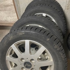 冬タイヤホイール付き　155/65/r13