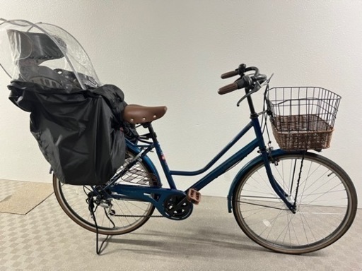 【非電動アシスト 子供乗せ自転車】Dia Resto ディープブルー