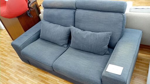 ★ジモティ割あり★  ソファー グレー H92×D91×W190 クリーニング済み YJ648