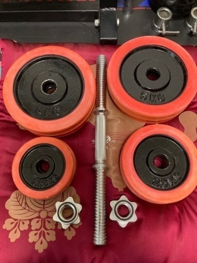 ベンチプレス、スクワット台、ダンベルセット　決まりました。