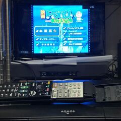 HDD内蔵ブルーレイディスクレコーダー　HDMI接続可　シャープ　AQUOSブルーレイ　BD-HD22　リモコン（GA769PA）付属の画像