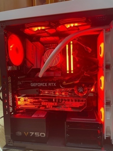 簡易水冷ゲーミングPC Ryzen7 7700X RTX3080 SSD1TB